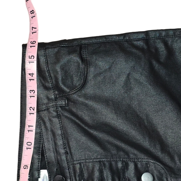 Apperloth A Plus High Waist PU Leather Skinny PantsXXL - Picture 14 of 16